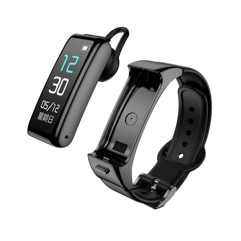 Two-in-one Bluetooth Headset Call Sports Multifunctional Electronic Watch.