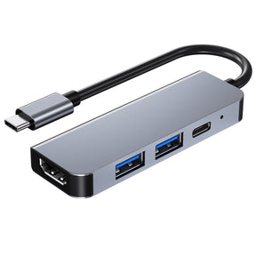 Hub USB C cuatro en uno