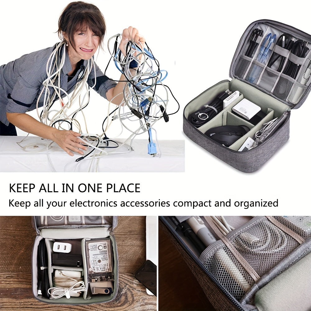 Electronics Organizer Travel Cable Organizer Bag